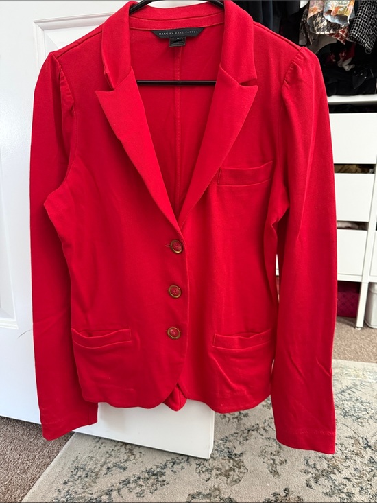Marc By Marc Jacobs Jackets & Blazers - Marc by Marc Jacobs Bright Red Tailored Blazer